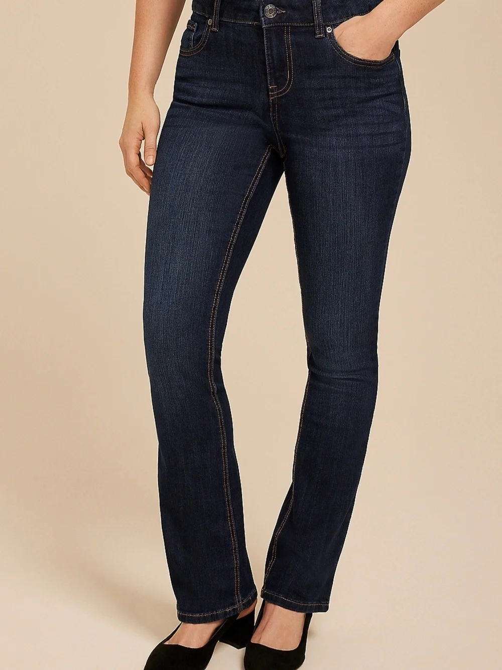 Maurices Dark Indigo Boot Cut Jeans